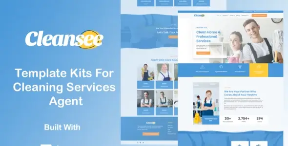 Cleansee – Cleaning Service Elementor Template Kit Cleansee – Cleaning Service Elementor Template Kit